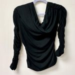 Favorite Daughter The Night Out Ruched Off the Shoulder Top Black Women's Size M Size M Photo 1