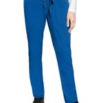 MedCouture Peaches Women's 4-Pocket Flat Front STRETCH Scrub Pants Photo 0