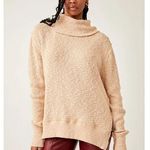 Free People Tommy Turtleneck Sweater in Beige Size X-Small Gently Used Photo 0