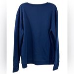 NFL NWT New England Patriots Rhinestone Logo Navy V-Neck Pullover Sweatshirt 2X Photo 2