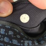 Lululemon Pace Rival Crop‎ Legging Shatter Weave Desert Teal Blue Womens 4 Photo 10