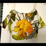 Farm Rio NWT  Banana Palm Leaf Crop Top Large Revolve Photo 2