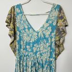 Anthropologie Daily Practice by  Tiered Ruffle Mini Dress Size Small Floral Photo 3