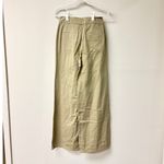 Good American NWT  High Waisted Wide-Leg Skate Trouser Pants Postal Khaki 0 / 25 Photo 3
