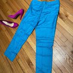 Evan Picone Evan-Picone Vintage Mint Linen Colorful Bright Coastal Retro Coquette trousers neon pop Turquoise 10 Colorful Coastal Bright Tomboy Mom Pants Trousers Edgy Baggy Masc Photo 6