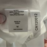 New York & Company White Floral Tunic Shirt Dress Size M Size M Photo 10