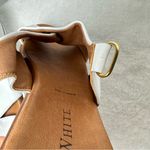 Ron White Priya Lightweight Leather Wedge Sandal in White and Gold Accents Size 11 Photo 10