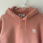 Adidas  Salmon Pink Pullover Hoodie Sweatshirt Athleisure Primegreen Streetwear Photo 2