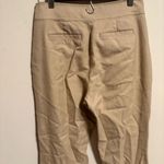 Kate Spade  Khaki Beige Pull On 3-Button Pants- Size 4 Photo 2