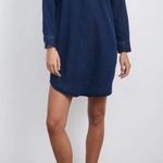 Rails Elva Long Sleeve Denim Dress Dark Vintage Photo 9