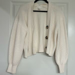H&M The perfect knit car sweater with tortoise shell buttons in size xsmall  Like new Photo 0