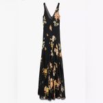 ZARA  ZW collection Floral printed dress NWOT Photo 3