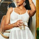 Rehab Lab Knit Tank Top Shorts Set L Two Piece Cropped Off Photo 0