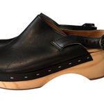 Five Worlds Zen Leather Clogs Mules Size 5 Tan Photo 0