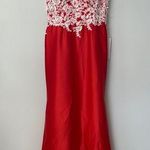 JJ's House Evening Gown Prom Strap Strapless Princess Neck Sequin Lace Cutout 4 Photo 0