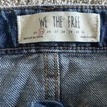 Free People  Zip it Up Denim Mini Skirt Photo 2
