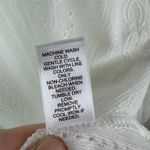 Cato  Eyelet Blouse Size 26/28W White‎ Cutout Boho Cottagecore Peasant Neutral Photo 6