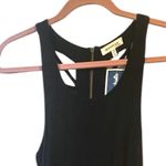 Monteau  Elegant Black Sleeveless Strappy Zip Up Maxi Dress Small Stretch Photo 5