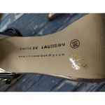 Chinese Laundry Imagination Strappy High Heels US 6M Gold Black & Tan Open Toe Photo 8