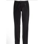 J.Crew Pixie Pants Black Skinny Ponte Knit Leggings Zip Pocket B3985 Sz 2 Short Photo 1