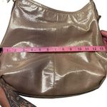 Coach  Madison Metallic Elegant Hobo‎ Bag Metallic Shoulder Y2K Luxe Gold Chain Photo 2