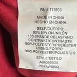 AUW Red lace dress with bow and open back size 3X NWT Photo 5