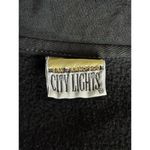 San Francisco City Lights Black Jacket Pockets‎ Long Sleeve Size M Button Up Size M Photo 4