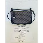 Dooney & Bourke  Slim Zip Top Shoulder Bag Lightweight Vintage Dark‎ Blue Photo 5