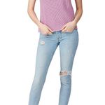 525 America Purple 100% Cotton Halter Neckline Knit Sweater Tank Top Size XL Photo 1