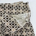 Pura Vida Brown Tan And Cream Tweed Pleated Button Front Mini Skirt Schoolgirl Academia 12 Photo 5