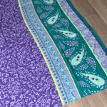 Diane Von Furstenberg  Turquoise & Purple 1 Pc Swimsuit Sarong & Hair Scrunchie Photo 9