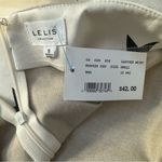 White Leather Skirt Black Photo 5