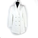 Rebecca Vallance Harriet Lace Blazer Mini Dress White Pearl Button Sz 4 Photo 2