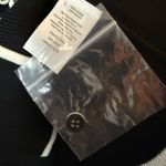 Talbots Oprah Winfrey Collection Black White Chevron Stripe Cardigan Sweater NWT Photo 10