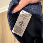 Athleta  Linen Textured High Rise Athleisure short Blue Cabo size 8 Photo 3
