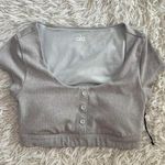 Alo Yoga  Blissful Henley Bra Top Photo 0