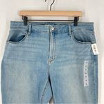Old Navy ‎ High Rise WOW Flare Jean Stretch Light Blue Denim Size 16 Short Photo 3