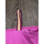 Trina Turk  Superior Top PINK One Shoulder 3/4 Sleeve Blouse Shirt Large Photo 2