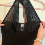 Formal Black Halter Neck Dress Size 10 Photo 1