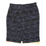 J.Crew  Tweed Knee Length Pencil Skirt Blue Black Size 4 Photo 1