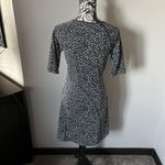 Title Nine  Womens Sayonara Cafe Dress Black Athletic Stretchy Small Short Sleeve Photo 5