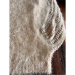 None Women’s almond color mohair style sweater size large Photo 7