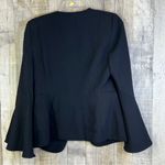 ZARA  Woman USA Small lined Open Front Jacket with Faux Pockets & Bell Sleeves Photo 1