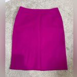 Talbots  Pink Wool Blend Felt Pencil Skirt Women’s Size 8 Business Casual Career Photo 0