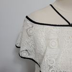 WAYF  halter neck off shoulder lace blouse size medium Photo 3