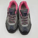 BRAHMA Sarah Steel Toe Work Shoes Sneakers Boots Women’s Size 7.5 Pink Gray Photo 2