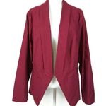 Torrid Womens  Maroon Red Open Blazer Sz 3 Photo 0