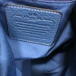 Coach  Chicago Ellis Navy Pebble Leather Tote Bag EUC Photo 5