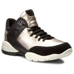 Geox Respira Gold & Black Athleisure Sneakers Photo 1