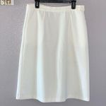 Cricket Lane vintage white pleated midi skirt Size 16 Photo 0